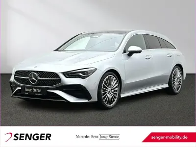 Brugt Mercedes CLA200 Shooting Brake AMG line 163 HK (119 kW) 2025 Sølv Stationcar