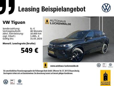 Neu VW Tiguan R-line 193 PS (141 kW) 2026 Schwarz SUV