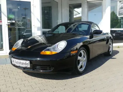 Gebraucht Porsche Boxster 220 PS (161 kW) 2000 Schwarz Cabrio