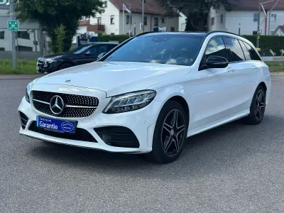 Gebraucht Mercedes C300e AMG 211 PS (155 kW) 2020 Weiß Kombi