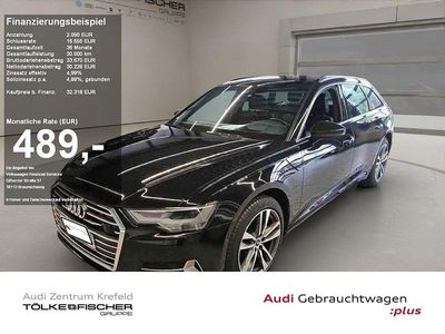 Mythosschwarz (metallic) Gebraucht 2021 Audi A6 Sport Kombi | 31.989 € (Fairer Preis)
