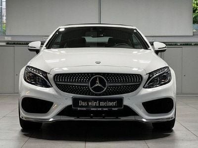 Weiß Gebraucht 2017 Mercedes C180 AMG line Cabrio | 24.950 € (Fairer Preis)