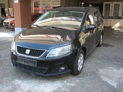 Gebraucht Seat Alhambra Style 140 PS (102 kW) 2013 "deep" schwarz Van / Kleinbus