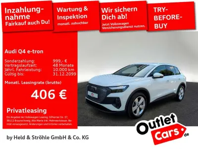 Gebraucht Audi Q4 e-tron 150 kW (204 PS) 2023 Gletscherweiß metallic SUV