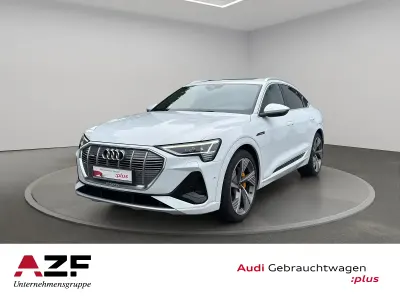Gebraucht Audi e-tron Sportback S-Line 300 kW (408 PS) 2022 Gletscherweiß metallic SUV