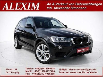 Begagnad BMW X3 Advantage 190 HK (139 kW) 2017 Svart SUV