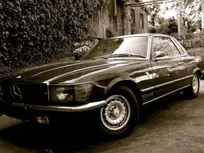 Gebraucht Mercedes SLC280 185 PS (136 kW) 1975 Blau Coupé