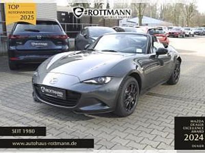 Neu Mazda MX5 Homura-Line 132 PS (97 kW) 2026 Grau (machine gray metallic) Cabrio