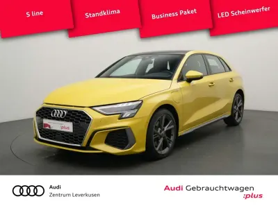 Brugt Audi A3 S-Line 204 HK (150 kW) 2022 Gul Sedan