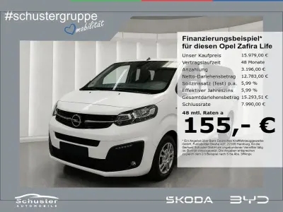 Gebraucht Opel Zafira Life 120 PS (88 kW) 2020 Weiß Van / Kleinbus