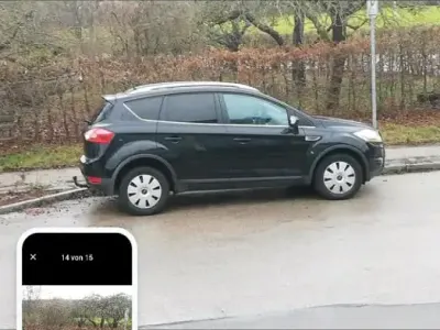 Gebraucht Ford Kuga 136 PS (100 kW) 2009 Schwarz SUV