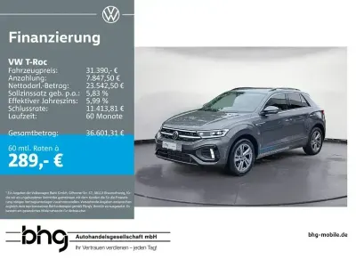 Gebraucht VW T-Roc R-line 150 PS (110 kW) 2025 Grau SUV