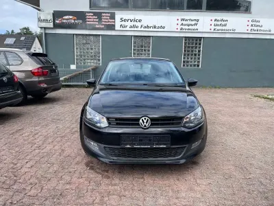 Gebraucht VW Polo Trendline 60 PS (44 kW) 2010 Schwarz Kleinwagen