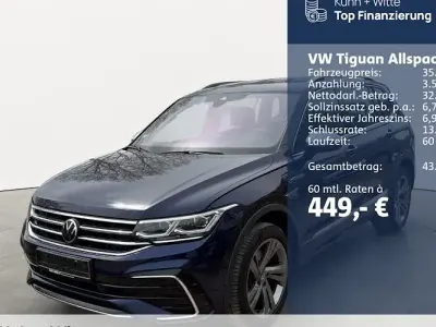Second-hand VW Tayron R-line 200 CP (147 kW) 2023 Albastru SUV