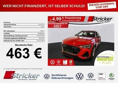 Używany Audi e-tron Sport 369 kW (503 KM) 2022 Czerwony SUV