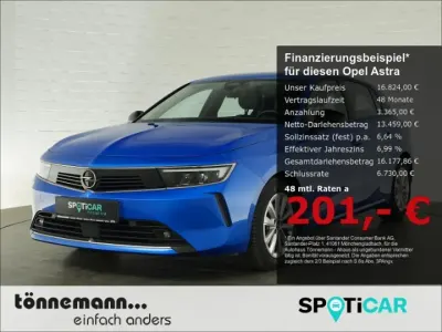 Gebraucht Opel Astra Edition 131 PS (96 kW) 2022 Blau Kleinwagen
