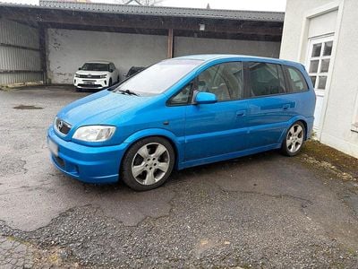 Usata Opel Zafira OPC 200 CV (147 kW) 2004 Blu Monovolume
