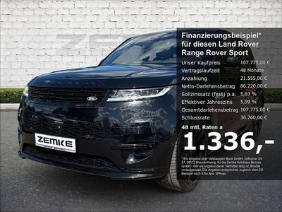 Schwarz Gebraucht 2023 Land Rover Range Rover Sport First Edition SUV | 109.925 € (Fairer Preis)