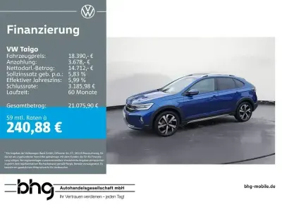 Używany VW Taigo Style 110 KM (80 kW) 2022 Niebieski SUV