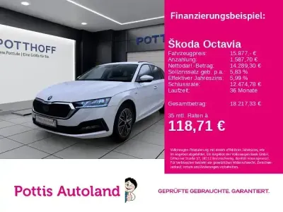 Gebraucht Skoda Octavia Clever 150 PS (110 kW) 2022 Candyweiß Kombi