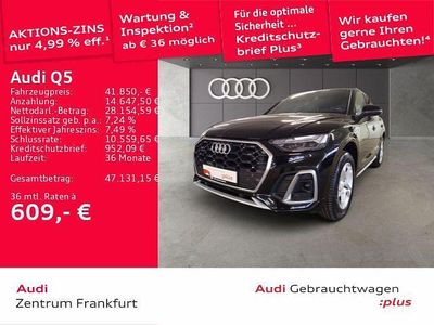Gebraucht Audi Q5 S-Line 367 PS (269 kW) 2022 Mythosschwarz metallic SUV