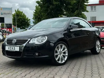 Brugt VW Eos Sportline 200 HK (147 kW) 2008 Sort Cabriolet