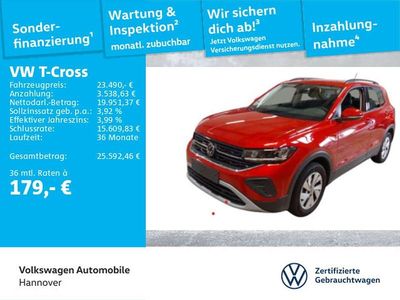 Rot Gebraucht 2024 VW T-Cross Life SUV | 23.490 € (Guter Preis)