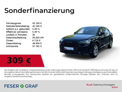 Gebraucht Audi Q3 Sportback S-Line 193 PS (141 kW) 2024 Mythosschwarz metallic SUV