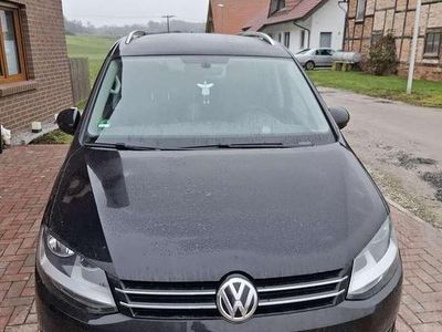 Gebraucht VW Sharan Comfortline 150 PS (110 kW) 2017 Schwarz Van / Kleinbus