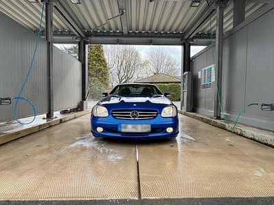 Gebraucht Mercedes SLK200 163 PS (119 kW) 2001 Blau Cabrio