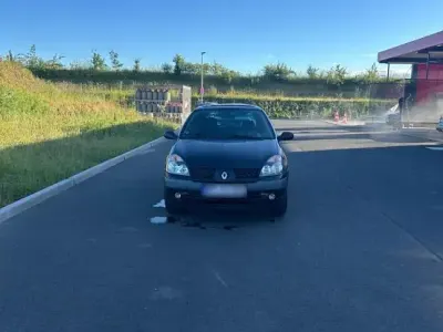 Gebraucht Renault Clio II 2003 Schwarz Kleinwagen