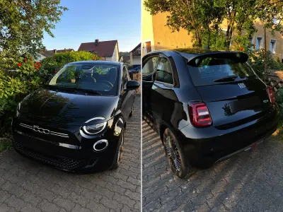 Gebraucht Fiat 500e 69 kW (95 PS) 2021 Schwarz Kleinwagen
