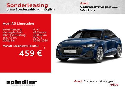 Second-hand Audi A3 S-Line 150 CP (110 kW) 2025 Albastru Berlinǎ