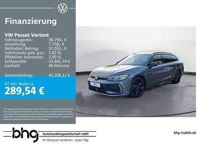 Gebraucht VW Passat R-line 150 PS (110 kW) 2025 Diabasgrau metallic Kombi