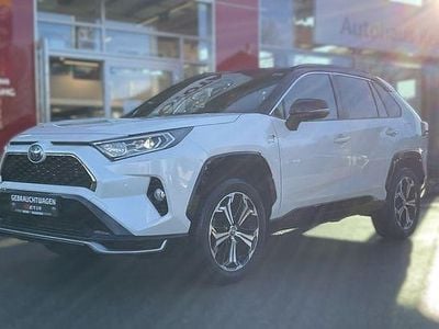Novaweiß perleffekt / tiefschw Gebraucht 2021 Toyota RAV4 Hybrid Style SUV | 38.990 € (Fairer Preis)