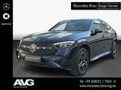 Gebraucht Mercedes GLC300de AMG 333 PS (244 kW) 2025 Unilack schwarz Coupé