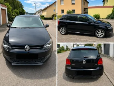 Gebraucht VW Polo 86 PS (63 kW) 2010 Schwarz Kleinwagen