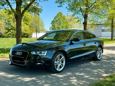 Second-hand Audi A5 Sportback S-Line 143 CP (105 kW) 2012 Negru Hatchback