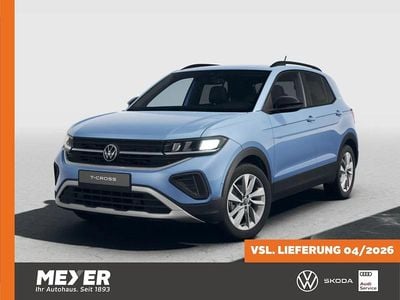 Clear blue metallic Neu 2026 VW T-Cross SUV | 31.490 € (Etwas zu teuer)