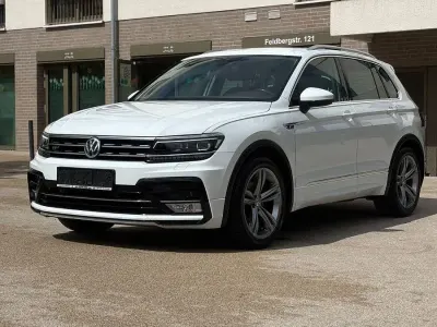 Gebraucht VW Tiguan R-line 125 PS (91 kW) 2017 Weiß SUV