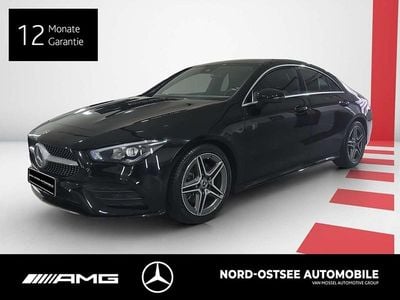 Gebraucht Mercedes CLA200 AMG line 163 PS (119 kW) 2019 Nachtschwarz uni Coupé