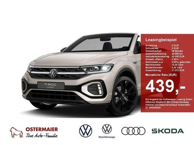 Neu VW T-Roc Cabriolet R-line 150 PS (110 kW) 2025 Schwarz Cabrio
