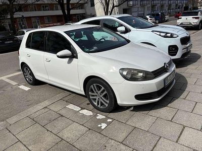 Gebraucht VW Golf VI Comfortline 122 PS (89 kW) 2009 Weiß Kleinwagen