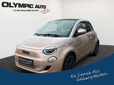 Colore esterno (rose gold) Gebraucht 2022 Fiat 500e La Prima Cabrio | 20.490 € (Fairer Preis)