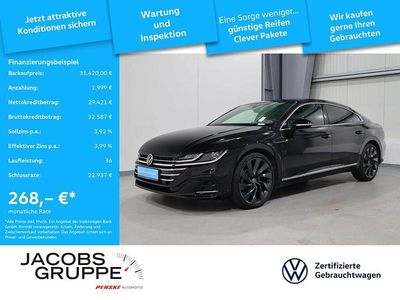 Gebraucht VW Arteon R-line 190 PS (139 kW) 2022 Schwarz Coupé