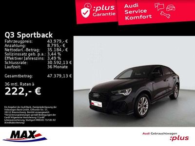 Gebraucht Audi Q3 S-Line 150 PS (110 kW) 2025 Mythosschwarz metallic SUV