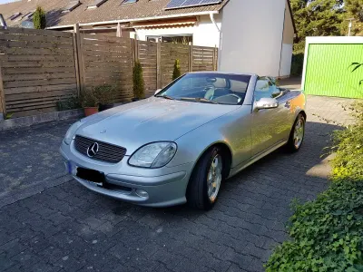 Gebraucht Mercedes SLK200 163 PS (119 kW) 2003 Silber Cabrio