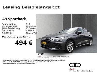Neu 2026 Audi A3 Sportback e-tron S-Line Kleinwagen | 50.840 € (Teuer)