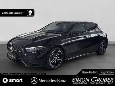 Gebraucht Mercedes A200 AMG line 163 PS (119 kW) 2025 Unilack nachtschwarz Limousine