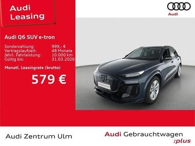 Plasmablau metallic Gebraucht 2025 Audi Q6 e-tron S-Line SUV | 65.460 € (Guter Preis)